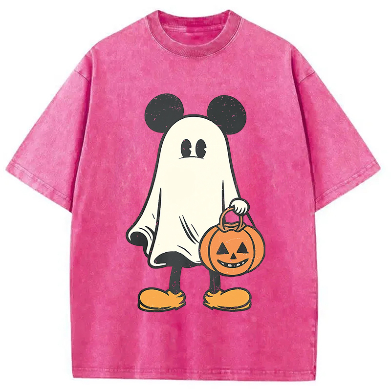 Halloween Mickey Washed T-Shirt