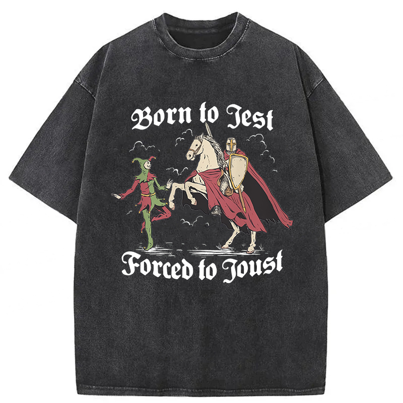 Tokyoviva Born To Jest Forced To Joust Washed T-shirt