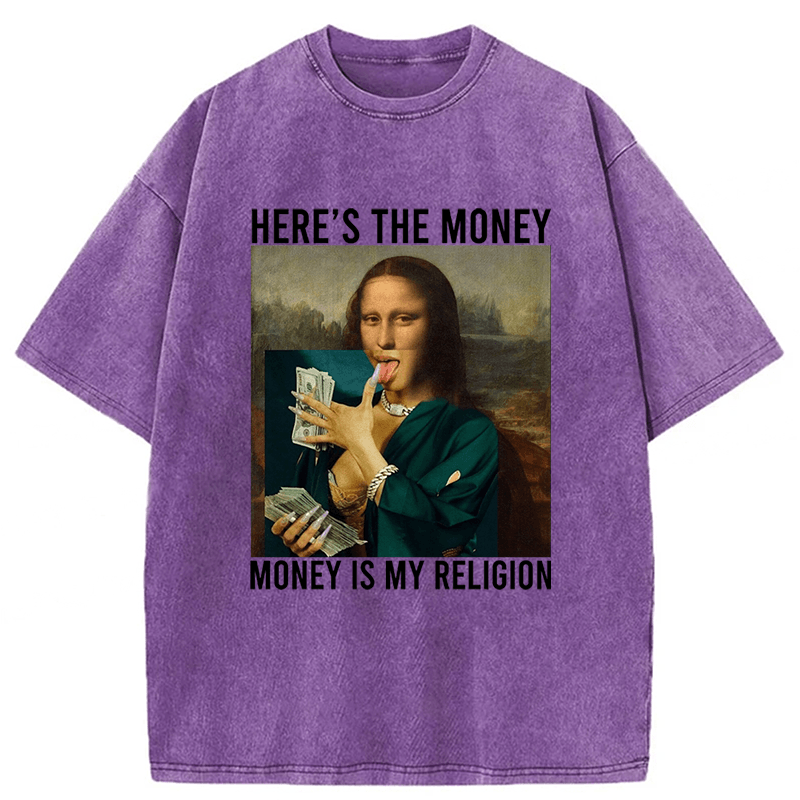 Tokyoviva Cat Bread Funny Meme Washed T-shirt