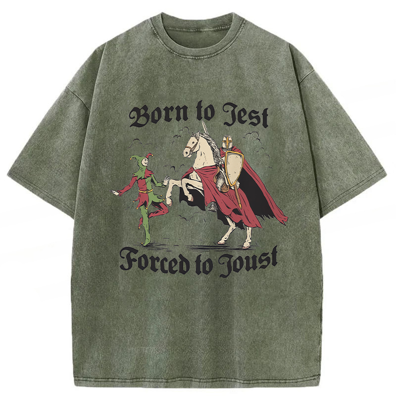Tokyoviva Born To Jest Forced To Joust Washed T-shirt