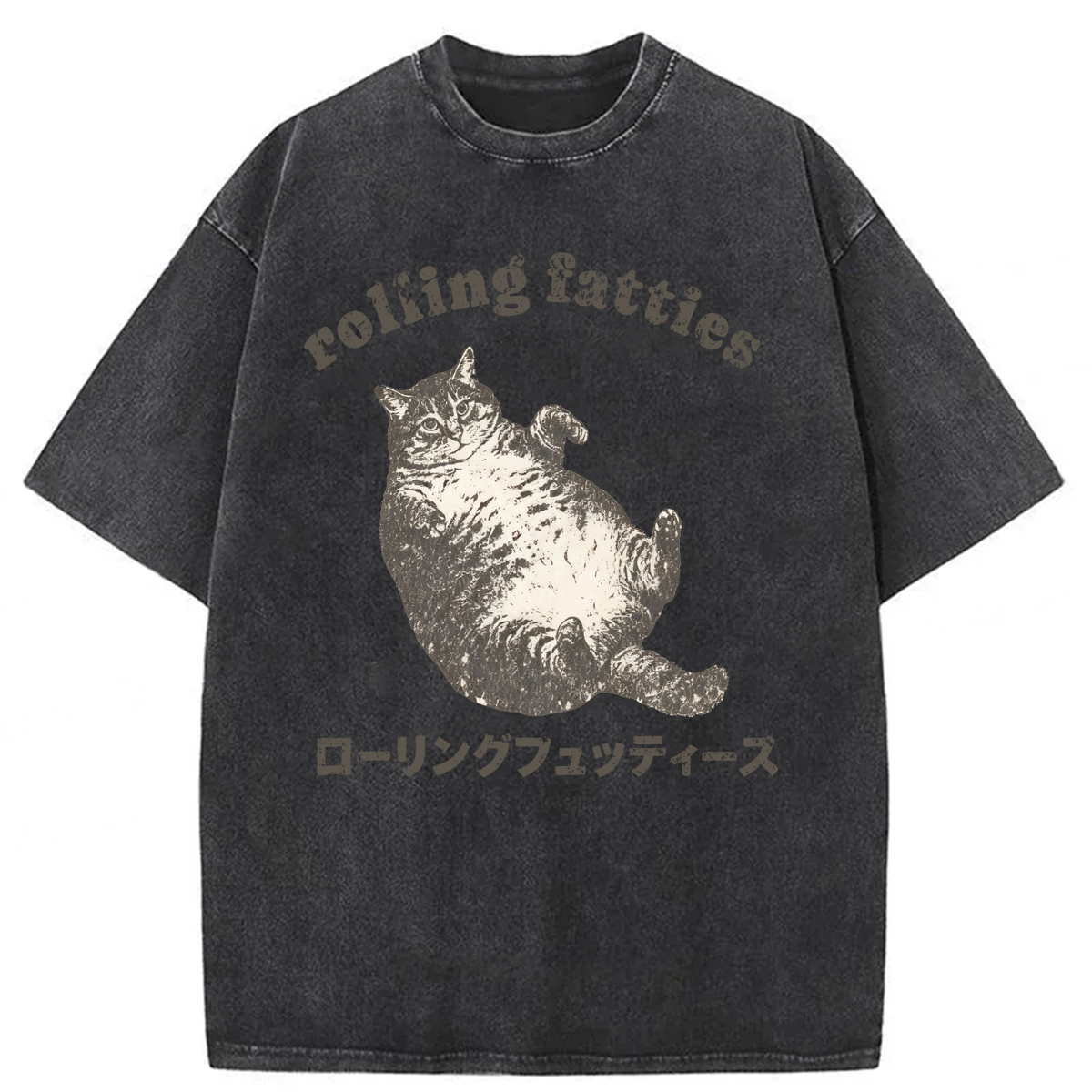 Tokyoviva Rolling Fatties Washed T-shirt