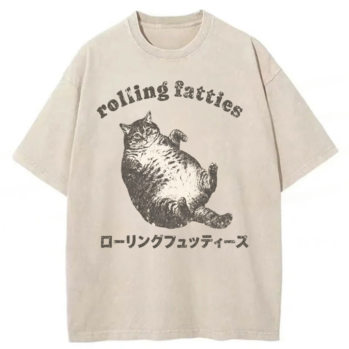Tokyoviva Rolling Fatties Washed T-shirt