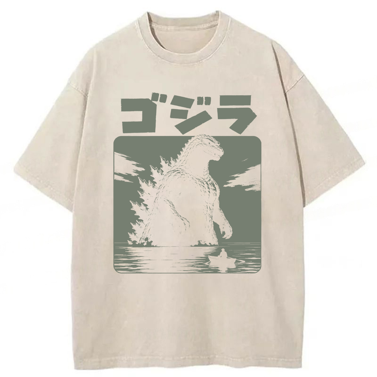 Tokyoviva Japanese Godzilla Washed T-shirt