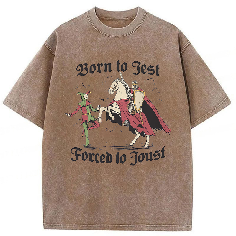 Tokyoviva Born To Jest Forced To Joust Washed T-shirt
