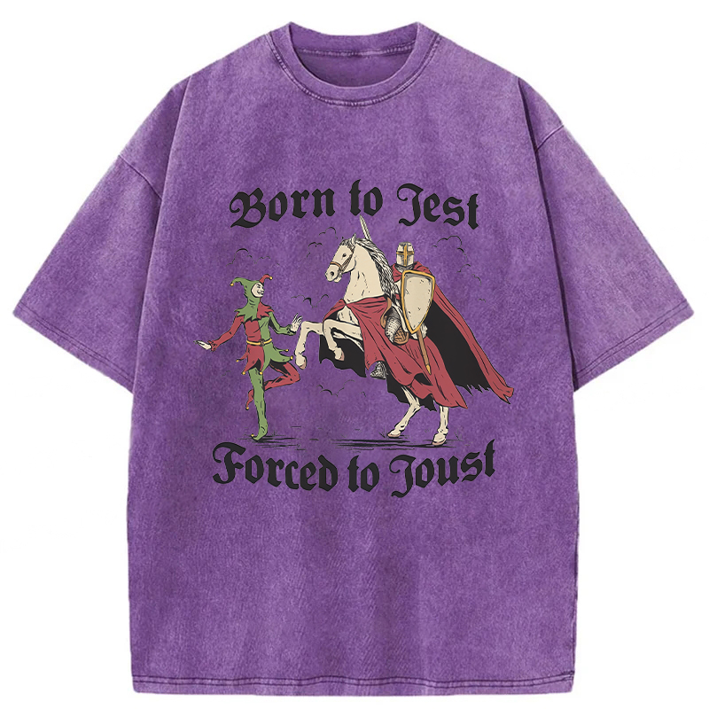 Tokyoviva Born To Jest Forced To Joust Washed T-shirt