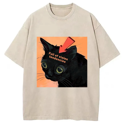 Full of Violen Tendencies Washed T-Shirt