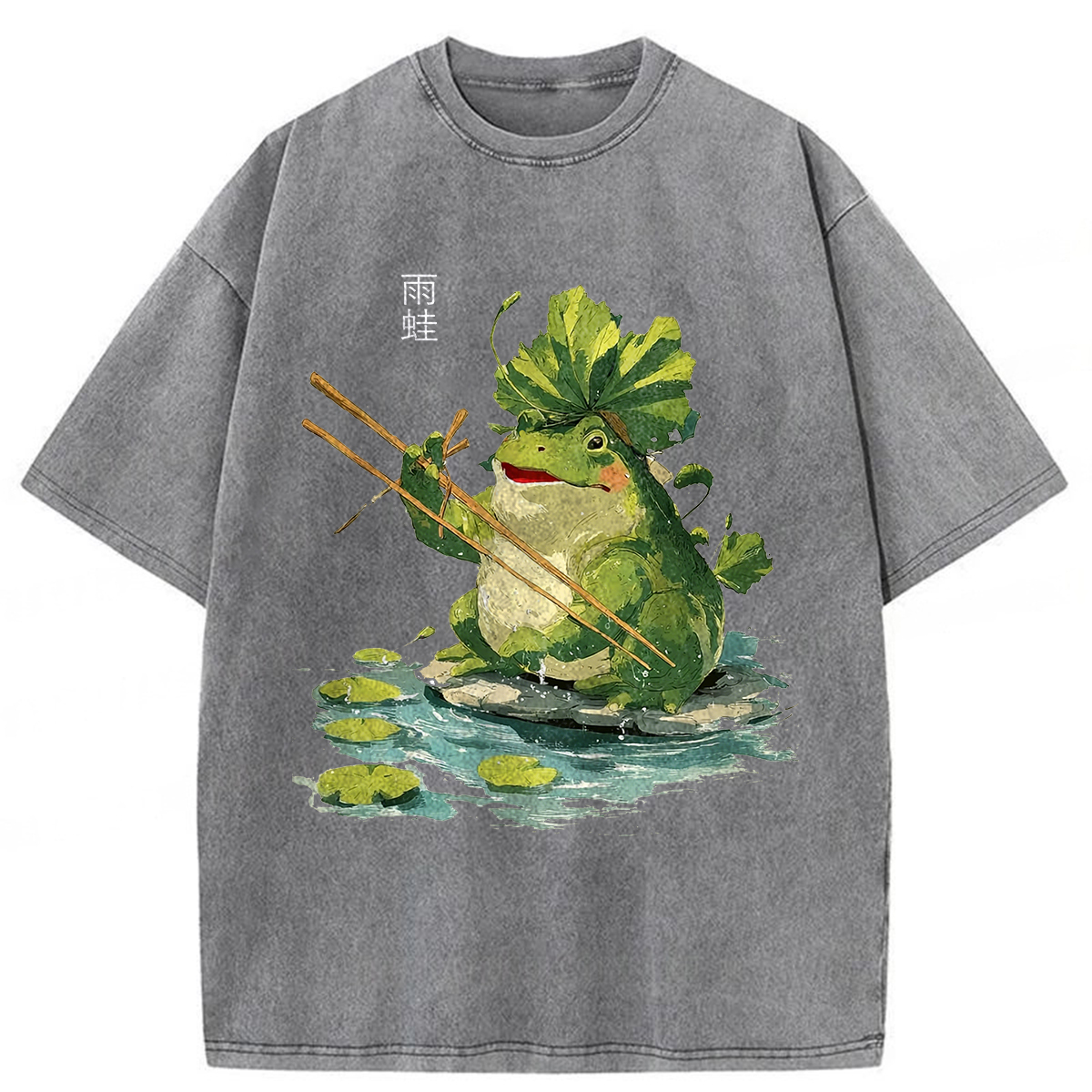 Tokyoviva Tree Frog Washed T-shirt