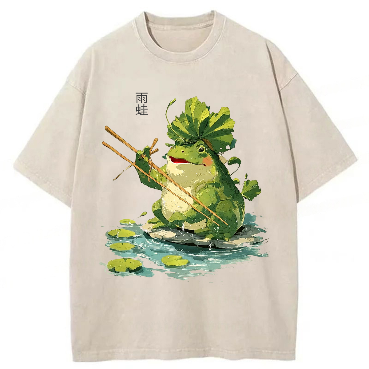 Tokyoviva Tree Frog Washed T-shirt