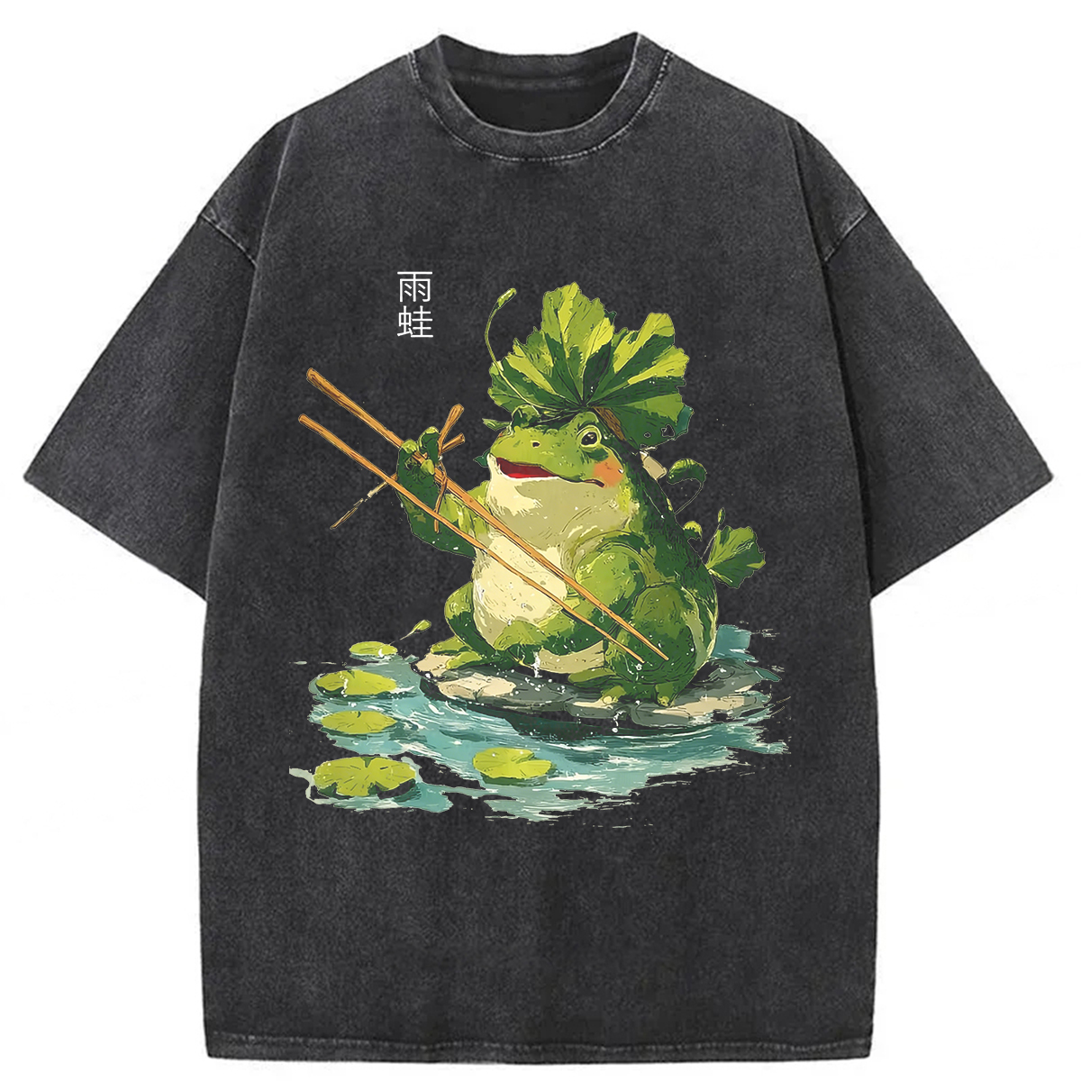 Tokyoviva Tree Frog Washed T-shirt