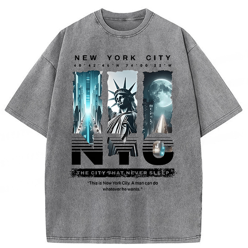 Tokyoviva PAYEAH New York Sky Freedom Washed T-shirt