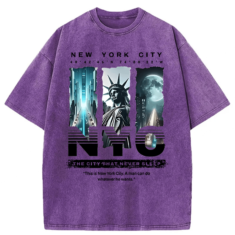 Tokyoviva PAYEAH New York Sky Freedom Washed T-shirt