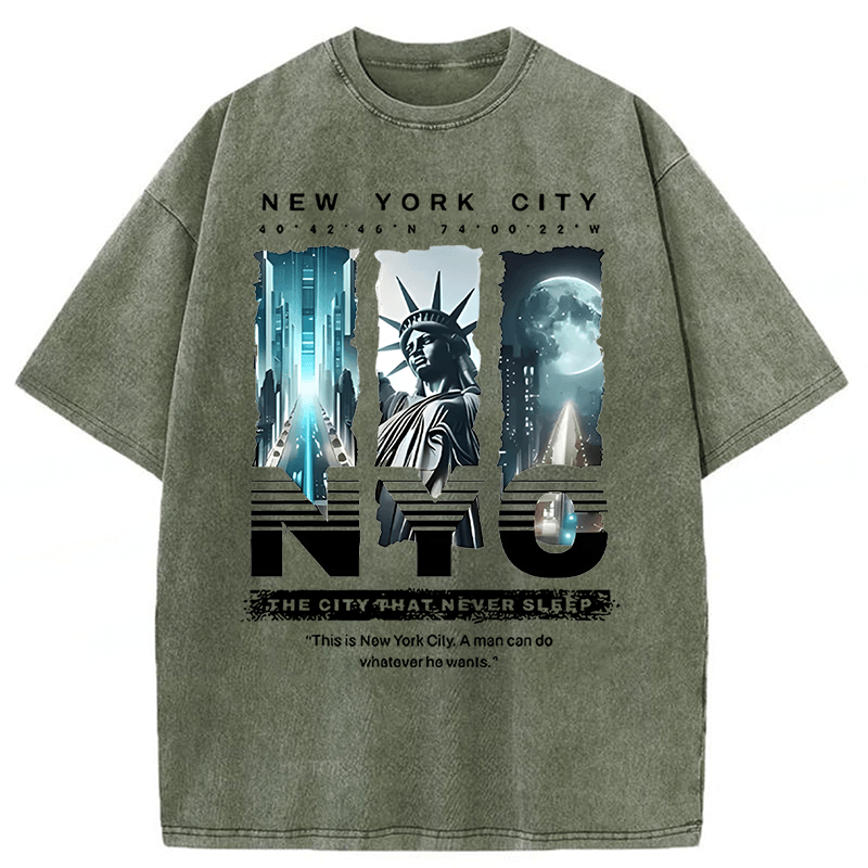Tokyoviva PAYEAH New York Sky Freedom Washed T-shirt