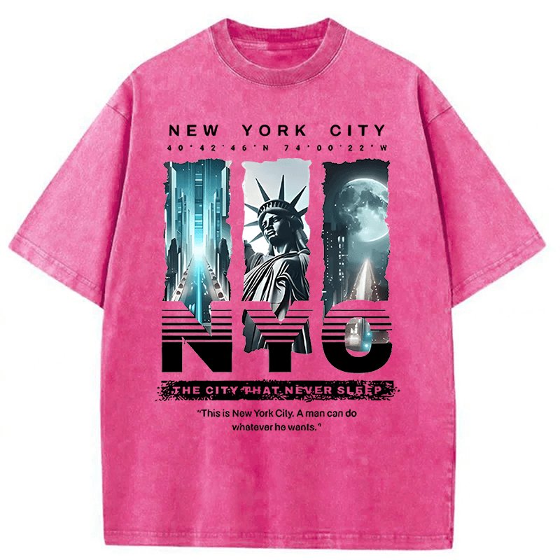 Tokyoviva PAYEAH New York Sky Freedom Washed T-shirt