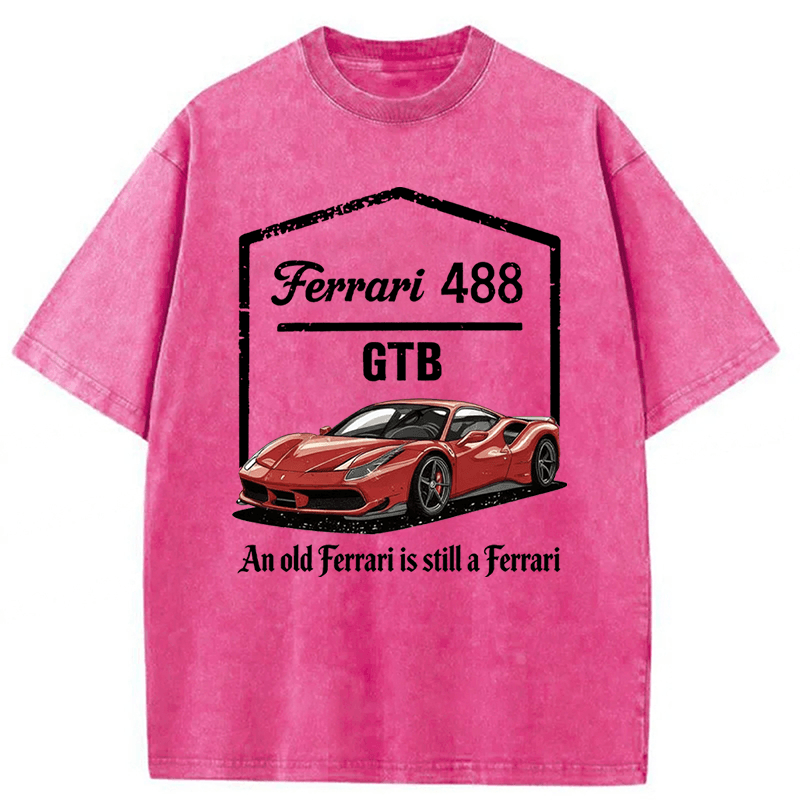Tokyoviva Ferrari 488 Washed T-shirt