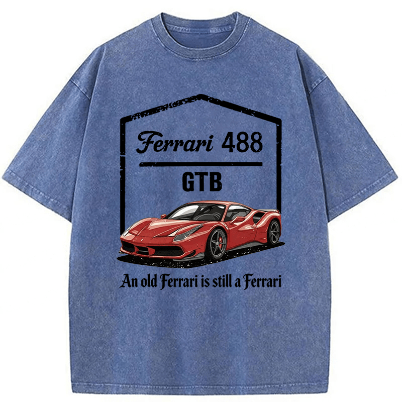 Tokyoviva Ferrari 488 Washed T-shirt