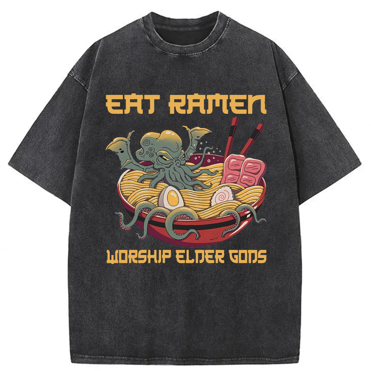 Tokyoviva Eat Ramen Washed T-shirt