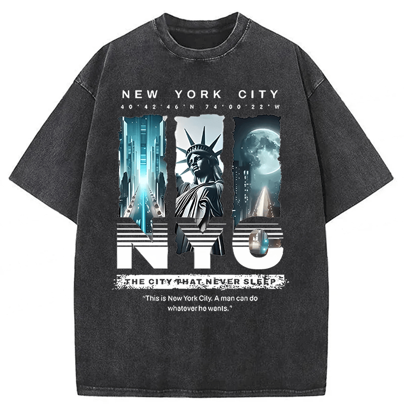 Tokyoviva PAYEAH New York Sky Freedom Washed T-shirt