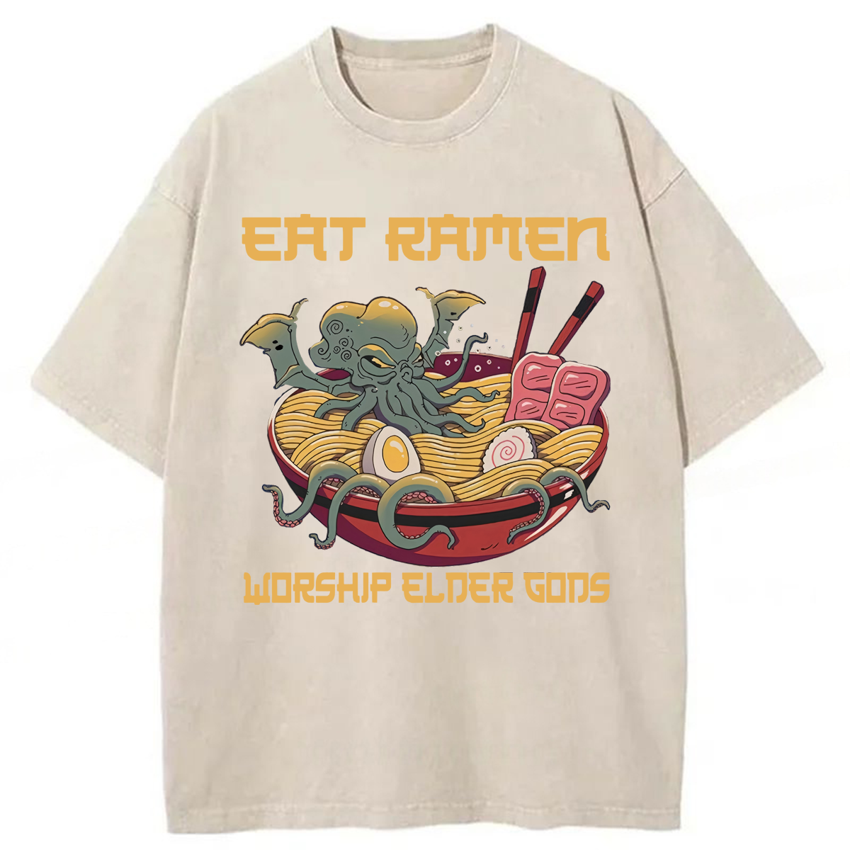 Tokyoviva Eat Ramen Washed T-shirt