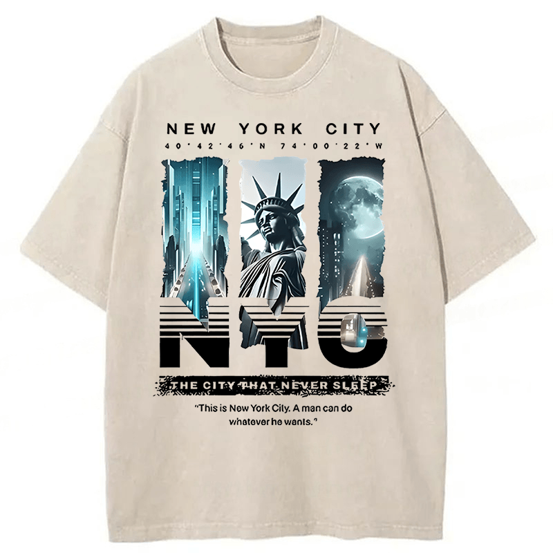 Tokyoviva PAYEAH New York Sky Freedom Washed T-shirt