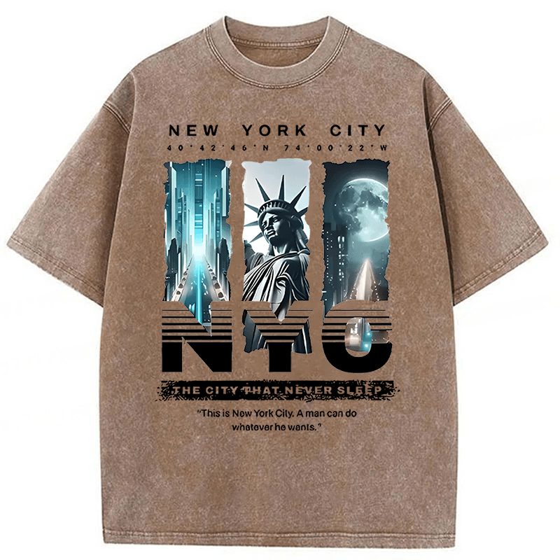Tokyoviva PAYEAH New York Sky Freedom Washed T-shirt