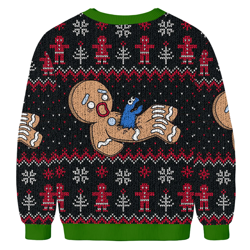 Cookie Man Fun Christmas Ugly Sweatshirt