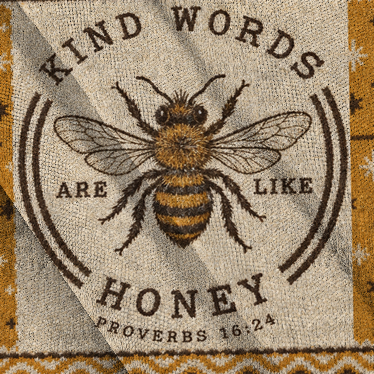 Baddiecat Kind Words Are Like Honey Ugly Sweatshirt