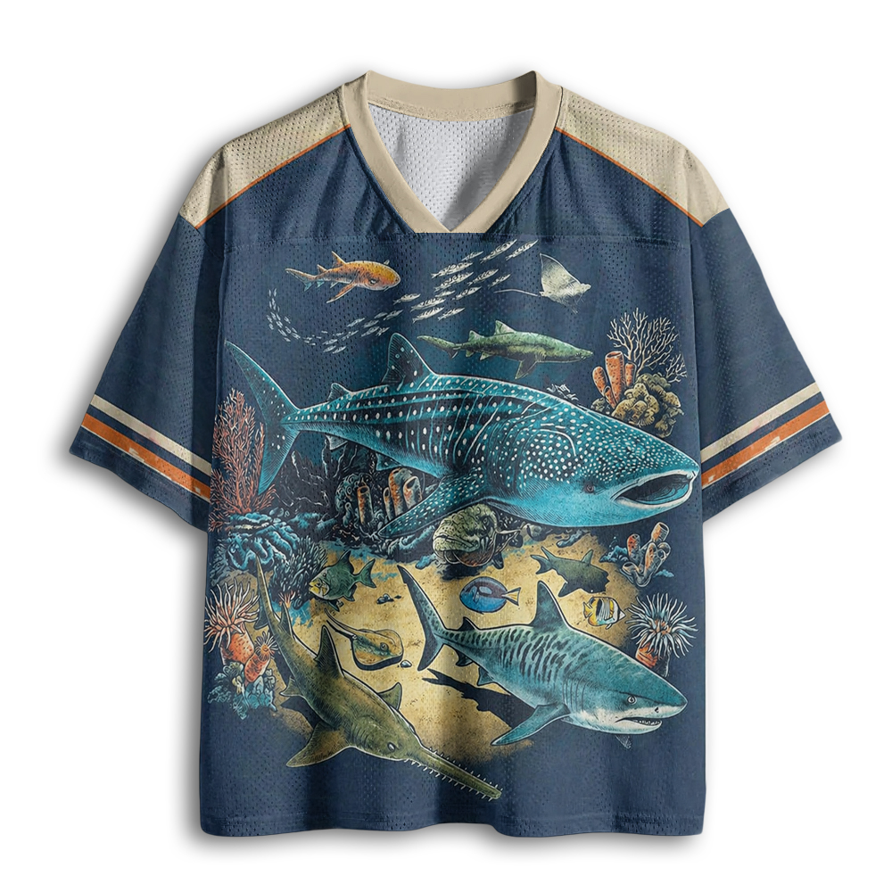 Baddiecat 90s Sea Animals Mesh Jersey