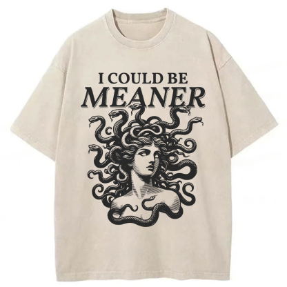 Tokyoviva I Could Be Meaner Washed T-shirt