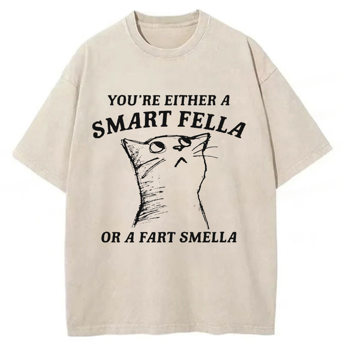 Tokyoviva Disdain Cats Washed T-shirt