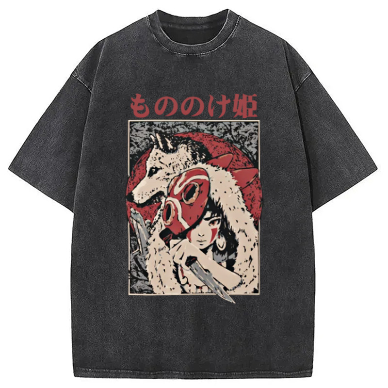 Princess Mononoke Washed T-Shirt
