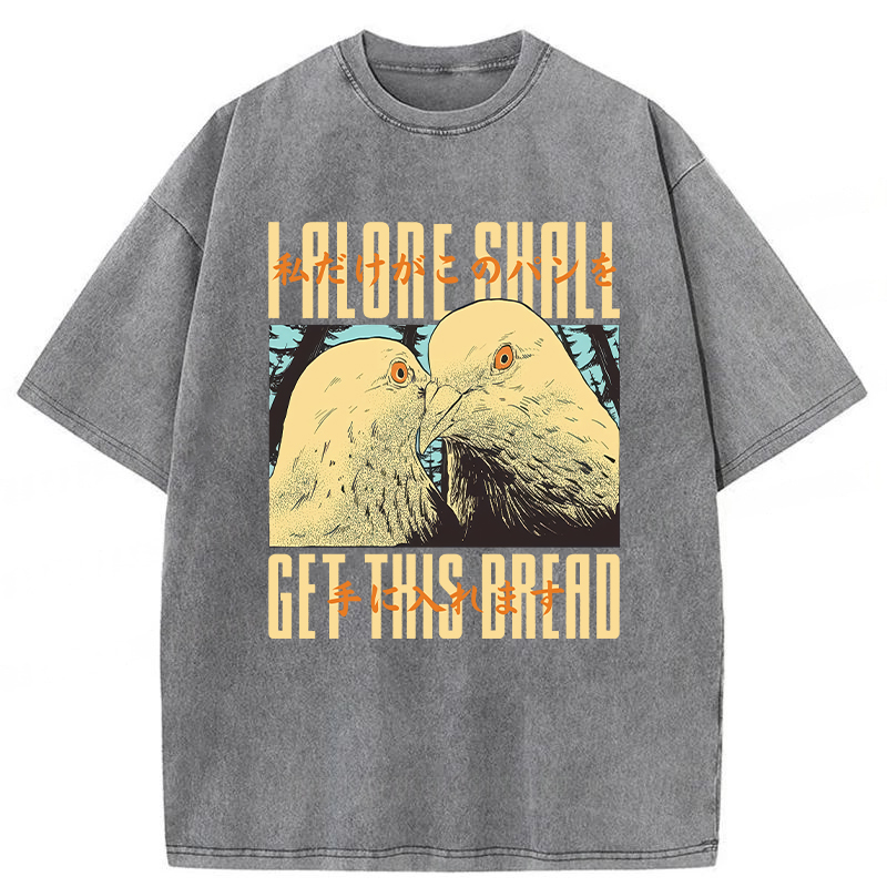 Tokyoviva Japanese Get This Bread Pigeon Washed T-shirt