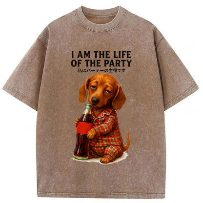 Tokyoviva I Am The Life Of The Party Washed T-Shirt