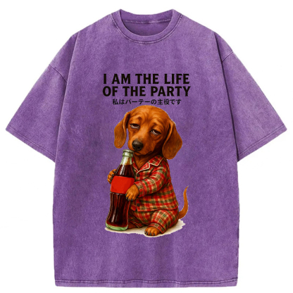 Tokyoviva I Am The Life Of The Party Washed T-Shirt