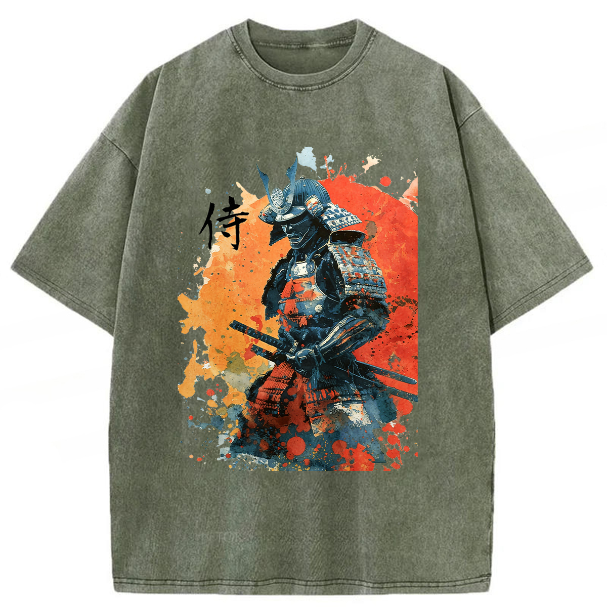 Tokyoviva Samurai Washed T-shirt