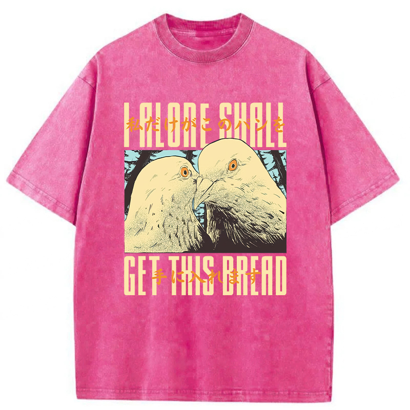 Tokyoviva Japanese Get This Bread Pigeon Washed T-shirt