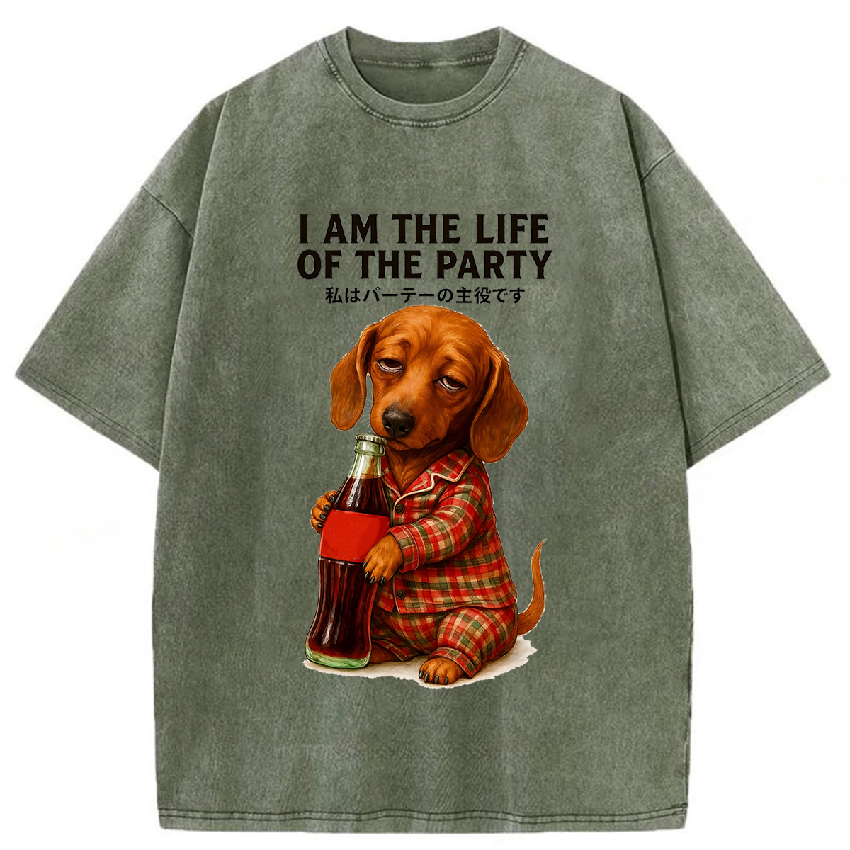 Tokyoviva I Am The Life Of The Party Washed T-Shirt