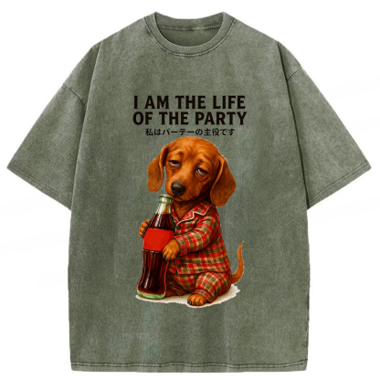 Tokyoviva I Am The Life Of The Party Washed T-Shirt
