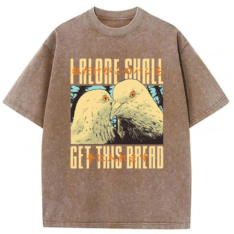 Tokyoviva Japanese Get This Bread Pigeon Washed T-shirt