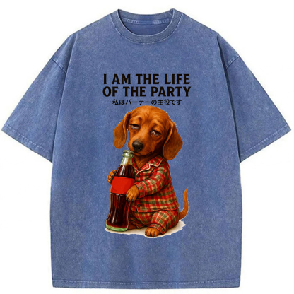 Tokyoviva I Am The Life Of The Party Washed T-Shirt