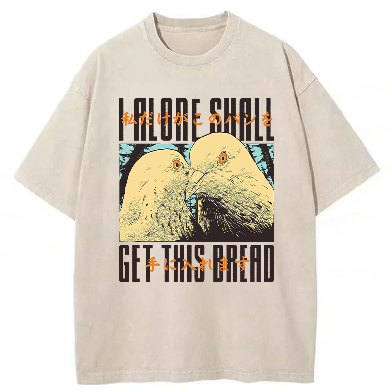 Tokyoviva Japanese Get This Bread Pigeon Washed T-shirt