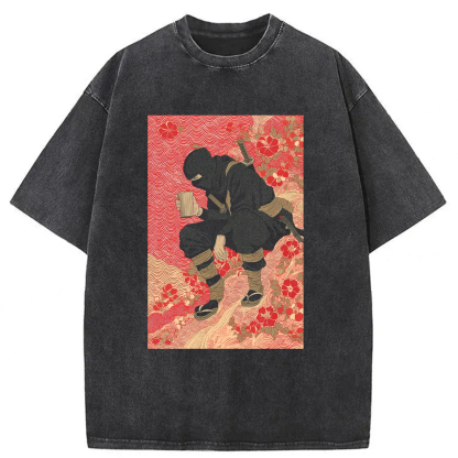 Tokyoviva The Art Of The Stealth Reader Washed T-Shirt