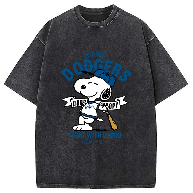 Dodgers Fight With Blood Washed T-Shirt