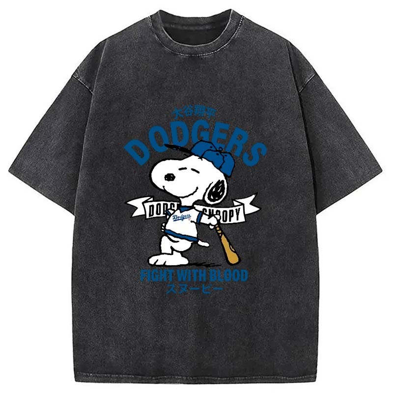 Dodgers Fight With Blood Washed T-Shirt