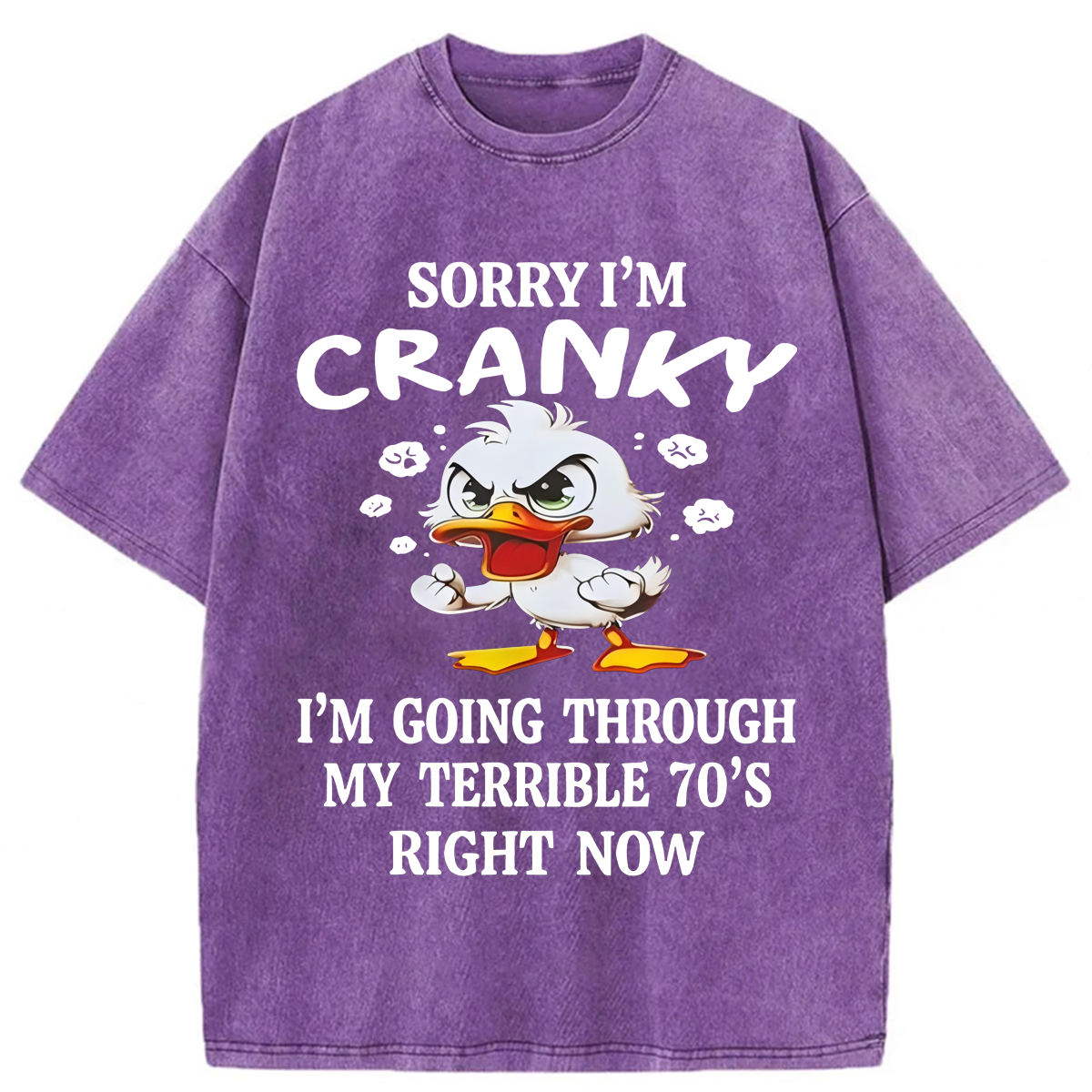 Tokyoviva Sorry I'm Cranky Washed T-shirt