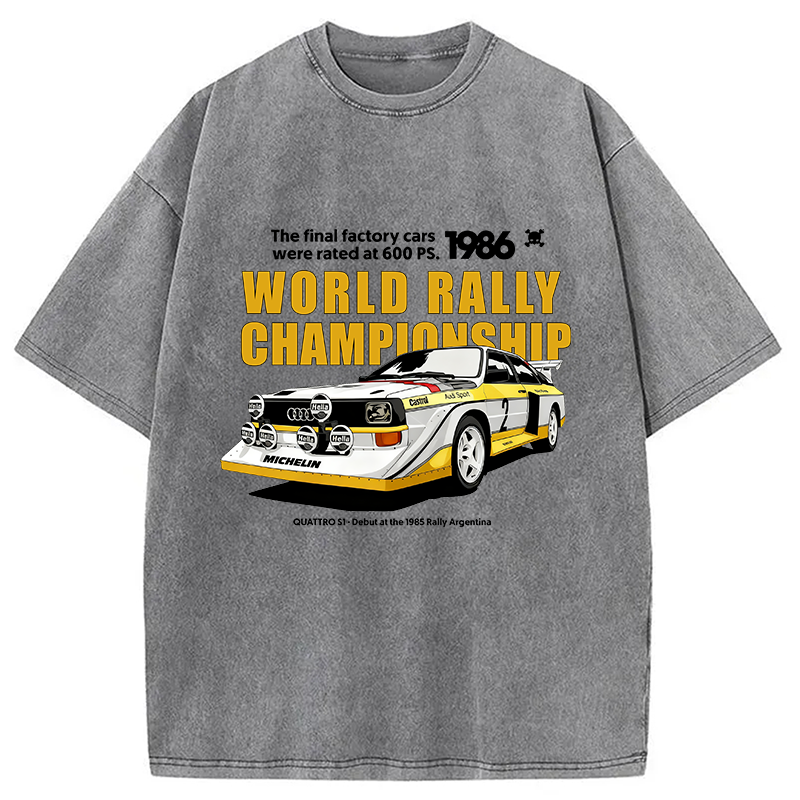 1986 World Rally Championship Washed T-Shirt