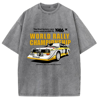 1986 World Rally Championship Washed T-Shirt