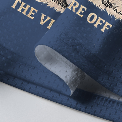 Baddiecat Cowboy Frog Riding Raccoon Mesh Jersey