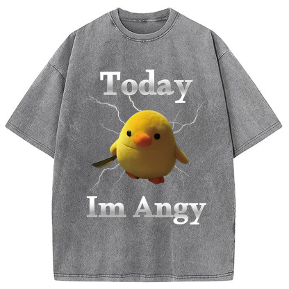 Today I'm Angry Washed T-Shirt