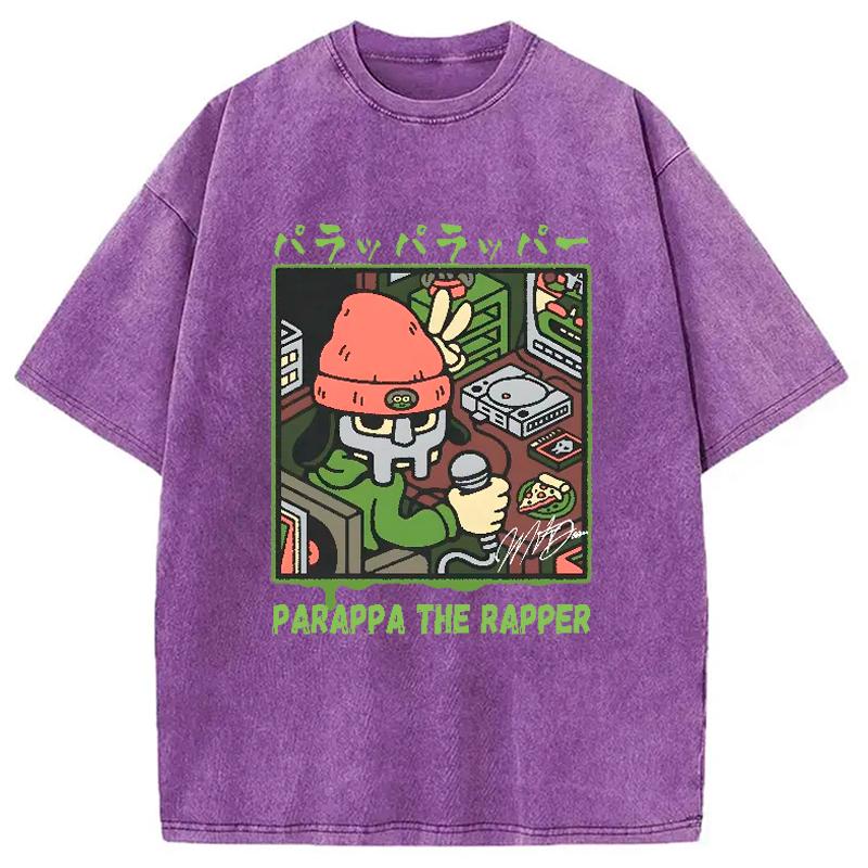 PaRappa the Rapper MF DOOM Washed T-Shirt