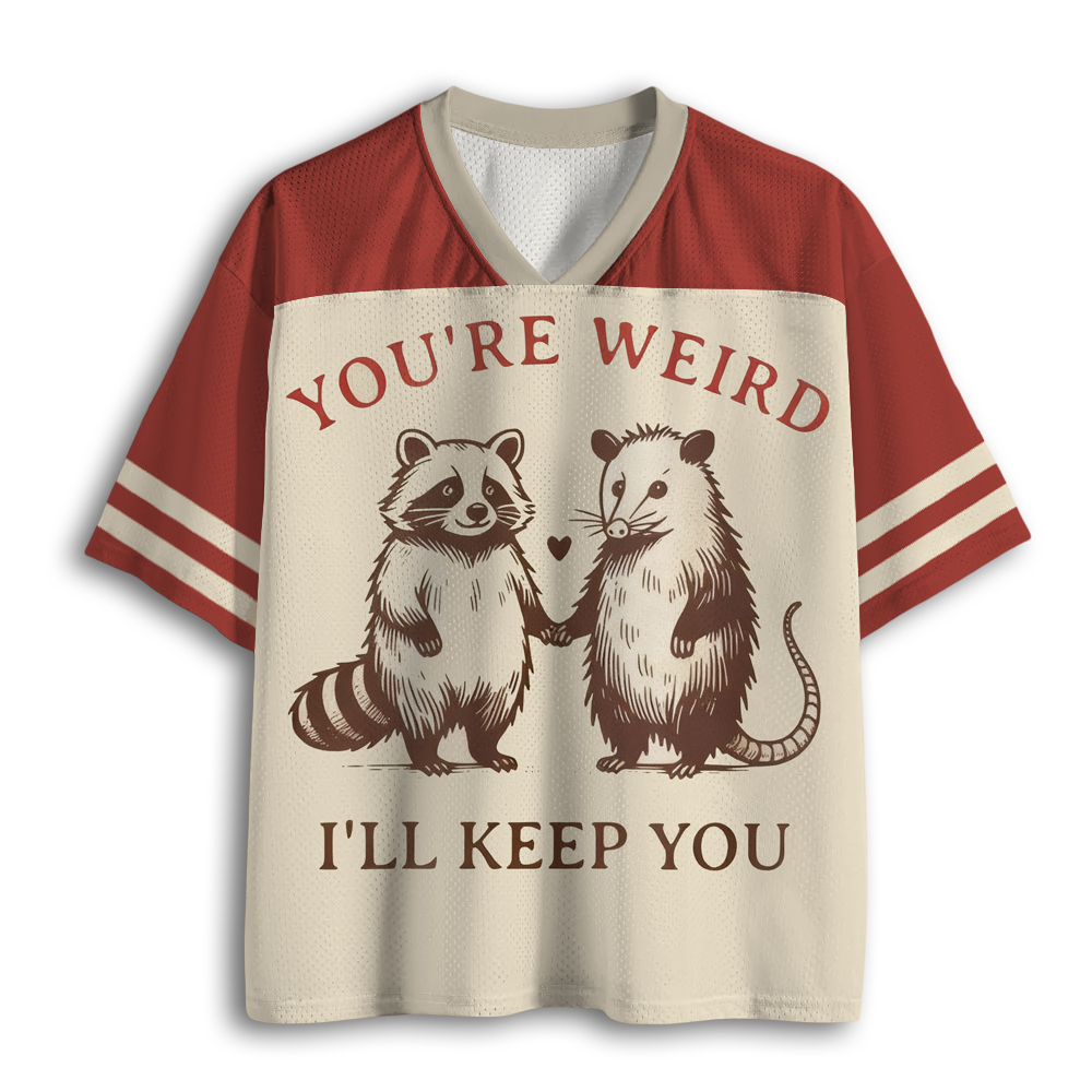 Tokyoviva You're Weird I'll Keep You Mesh Jersey